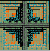 Log Cabin blocks